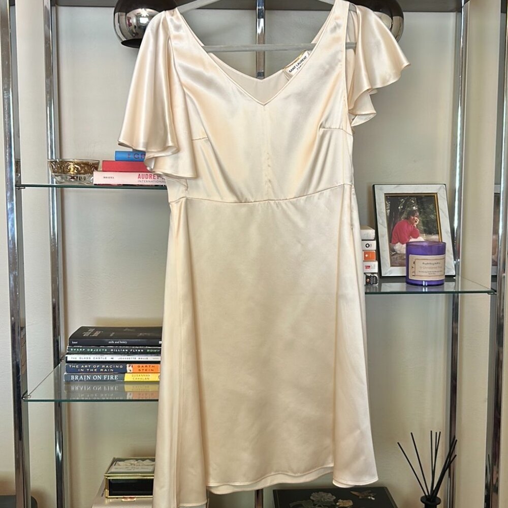 Saint Laurent Paris Silk Dress
